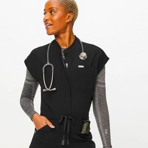 NWT Black Scrub Set Size Small; Rafaela Top (S); Zamora Jogger (SP)